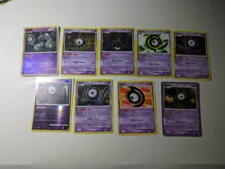 Unown Pokemon Card Set of 9 SEE DESCRIPTION LP *Great Condition* Contains Holos - Image 1