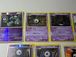 Unown Pokemon Card Set of 9 SEE DESCRIPTION LP *Great Condition* Contains Holos - Image 3