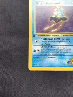 Pokemon Cards: Gym Heroes 1st Edition Rare: Misty's Tentacool 32/132 - Image 5