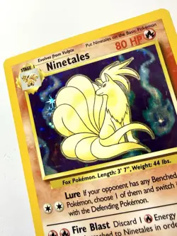 Ninetales 12/102 Base Set Holo Rare Vintage WOTC Pokemon Card 1999 NM/EX - Image 2