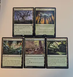 MTG Lands - Green. 5 card lot. Non basic land - Image 1