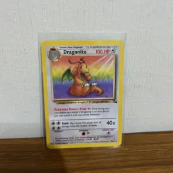 Pokemon TCG Dragonite Fossil Card 19/62 Regular Rare, - Image 1