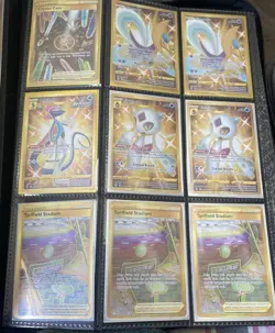 Qty 40 Gold Pokemon Card Lot NM plus Mew Metal - Image 3