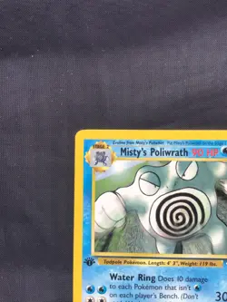 Pokemon Cards: Gym Heroes 1st Edition Rare: Misty's Poliwrath 32/132 - Image 2
