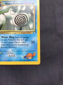 Pokemon Cards: Gym Heroes 1st Edition Rare: Misty's Poliwrath 32/132 - Image 4