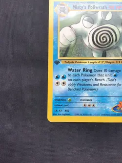 Pokemon Cards: Gym Heroes 1st Edition Rare: Misty's Poliwrath 32/132 - Image 5