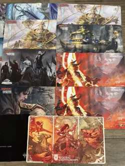 Lot of 21 Magic the Gathering Playmats - Image 4