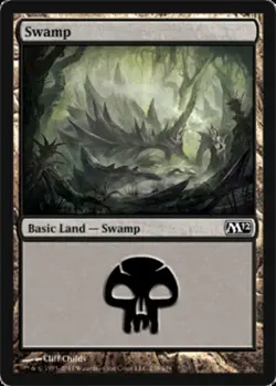 [4x] Swamp (238) - Foil Near Mint, English Magic 2012 MTG Magic - Image 1