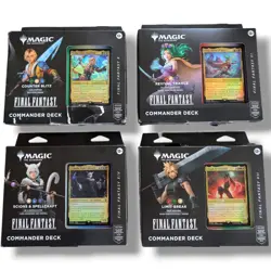 MTG Final Fantasy Commander Deck Set of 4 Magic The Gathering - New Sealed - Image 1