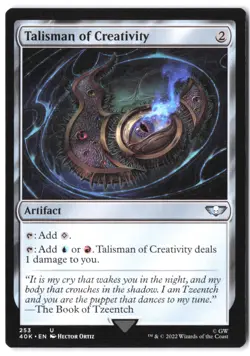 Talisman of Creativity 253 MTG 40K NM - Image 1