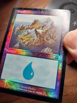 1x Island Basic Land FOIL #336 - MP - Mercadian Masques - SPARROW MAGIC mtg - Image 3