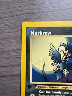 Pokemon TCG Murkrow 46/64 Neo Revelation 1st Edition MP - Image 2