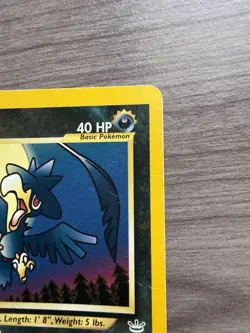 Pokemon TCG Murkrow 46/64 Neo Revelation 1st Edition MP - Image 3