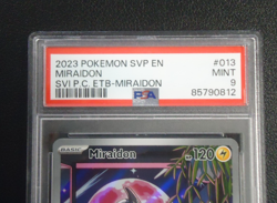 2023 POKEMON Miraidon SVP013 Pokemon Center Stamp ETB Promo PSA MINT 9 - Image 3