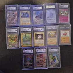 Lot of 31 Graded Pokemon Cards CGC/Ags Slabs Various Sets Included - Image 3