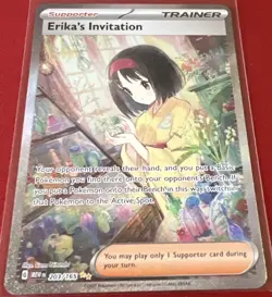 Erika's Invitation 203/165 SV 151 Special Illustration Rare Pokemon Near Mint NM - Image 1