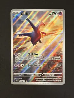 Latios Illustration Rare SV08: Surging Sparks 203/191 Pokemon NM - Image 1