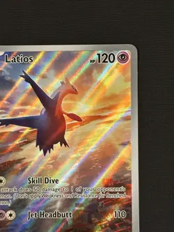 Latios Illustration Rare SV08: Surging Sparks 203/191 Pokemon NM - Image 3