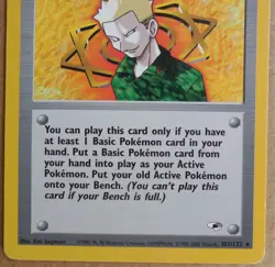 Lt. Surge 101/132 Rare Non-Holo Gym Heroes Set Pokemon Trainer LP - Image 3