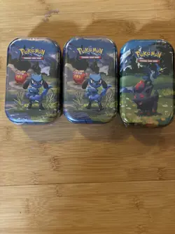 Pokemon TCG Ascended Heroes Mini Tin Lot of 3 Factory Sealed - Image 1