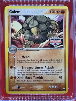 CGC 8.5 - Golem Regional Championship STAMP #6/92 Pokemon EX Legend Makers 2006 - Image 2