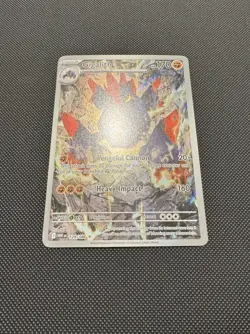 Pokemon TCG Gigalith 129/086 SV: White Flare Illustration Rare Holo Near Mint - Image 2