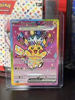 Pikachu EX SIR Pokemon 277/217 Ascended Heroes English NM - Image 1