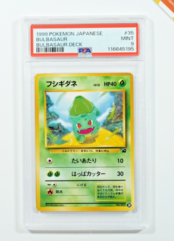 Pokemon PSA 9 Bulbasaur #35 Bulbasaur Deck 1999 Japanese - Image 1