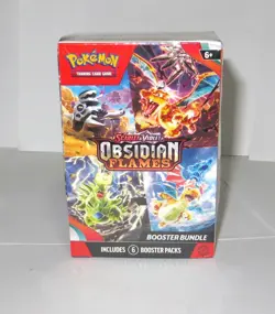 NEW Pokemon TCG Scarlet & Violet Obsidian Flames Booster Bundle Box SEALED - Image 1