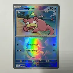 Pokemon TCG Slowpoke (poke Ball Pattern) 018/131 Sv: Prismatic Evolutions Holo - Image 1
