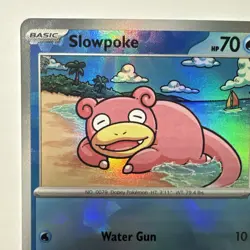 Pokemon TCG Slowpoke (poke Ball Pattern) 018/131 Sv: Prismatic Evolutions Holo - Image 2