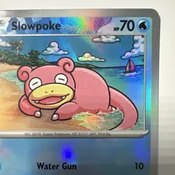 Pokemon TCG Slowpoke (poke Ball Pattern) 018/131 Sv: Prismatic Evolutions Holo - Image 3
