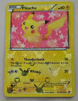 2013 Pokemon Black & White Legendary Treasures Pikachu Radiant Collection #RC07 - Image 1