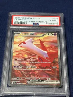 Pokemon Latias ex SIR 239/191 SV08 SSP Special Illustration Rare PSA 10 Gem Mint - Image 3