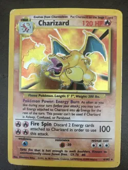 Charizard 4/102 Base Set Holo Rare 1999 Pokemon TCG - Vintage WotC - HP - Canada - Image 1