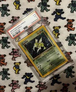 1999 POKEMON JUNGLE SCYTHER-HOLO 1ST EDITION EX 5 - Image 1