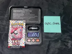 Super Heavy!!! 22.53g Pokemon 151 Booster Pack 🔥🔥 Sealed New - Image 1