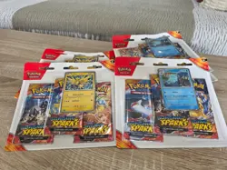 Pokemon TCG: Scarlet & Violet Surging Sparks Three-Booster Blister Pack ✅ - Image 4