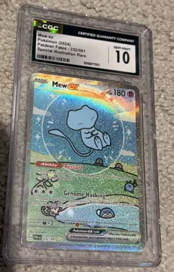 Mew EX 232/091 Special Illustration Rare Pokemon CGC 10 Gem Mint *119 - Image 1