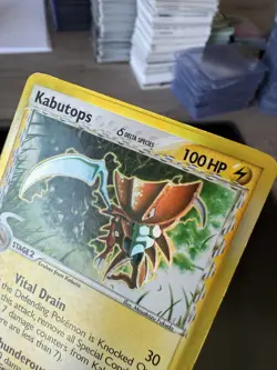 Kabutops 9/110 (Delta Species) - EX Holon Phantoms Holo Rare Pokemon- Print Line - Image 2