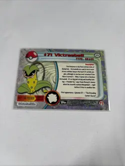 2000 Topps Pokemon TV Animation Series Black Logo #71 Victreebell - Image 5