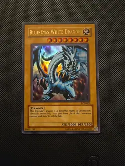 Blue-Eyes White Dragon LOB-001 The Legend of Blue Eyes White Dragon QTY 2 - Image 1