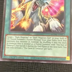 The Gaze of Timaeus 1st Edition Secret Rare MZMU-EN013 Yu-Gi-Oh! - Image 2