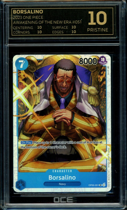 2023 One PIece AWAKENINGS OF THE NEW ERA Borsalino Graded OCE 10 BLACK LABEL - Image 1