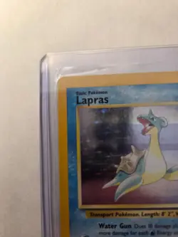 Lapras 10/62 - Fossil Set - Holo Rare Pokemon Card - 1999 WOTC LP/MP - Image 2