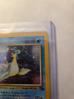 Lapras 10/62 - Fossil Set - Holo Rare Pokemon Card - 1999 WOTC LP/MP - Image 3