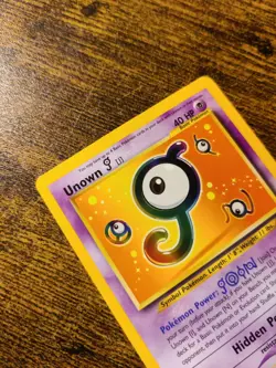 Pokemon Unown J #38 Black Star Promo WOTC Original Pokemon Card TCG 2001 - Image 5