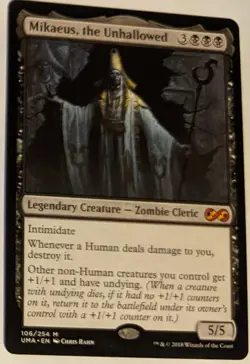 MTG English Card N/M MIKAEUS, THE UNHALLOWED, Ultimate Masters. Buy 2 for card - Image 1