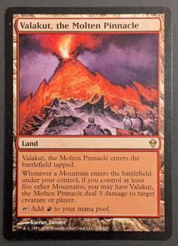 MTG Card - 1x Valakut the Molten Pinnacle - Zendikar - NM - Magic The Gathering - Image 1