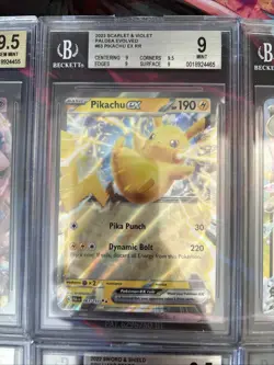 Pokemon 10x Graded Card Lot Beckett Ex’s V’s VMAX Lot#49 - Image 3